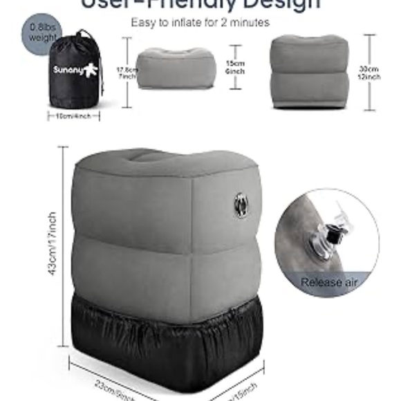 Inflatable Foot Rest - Picture 4 of 6